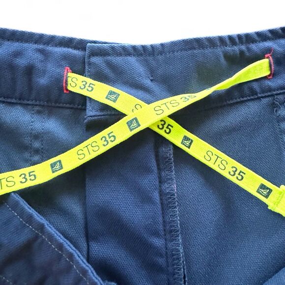 Sperry Top-Sider Women's Tech Board Shorts Nylon Supplex Navy/Red Sailing Size M - Picture 9 of 13